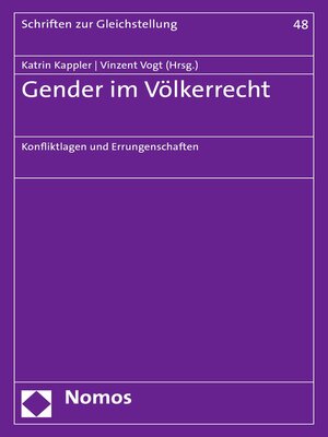 cover image of Gender im Völkerrecht
